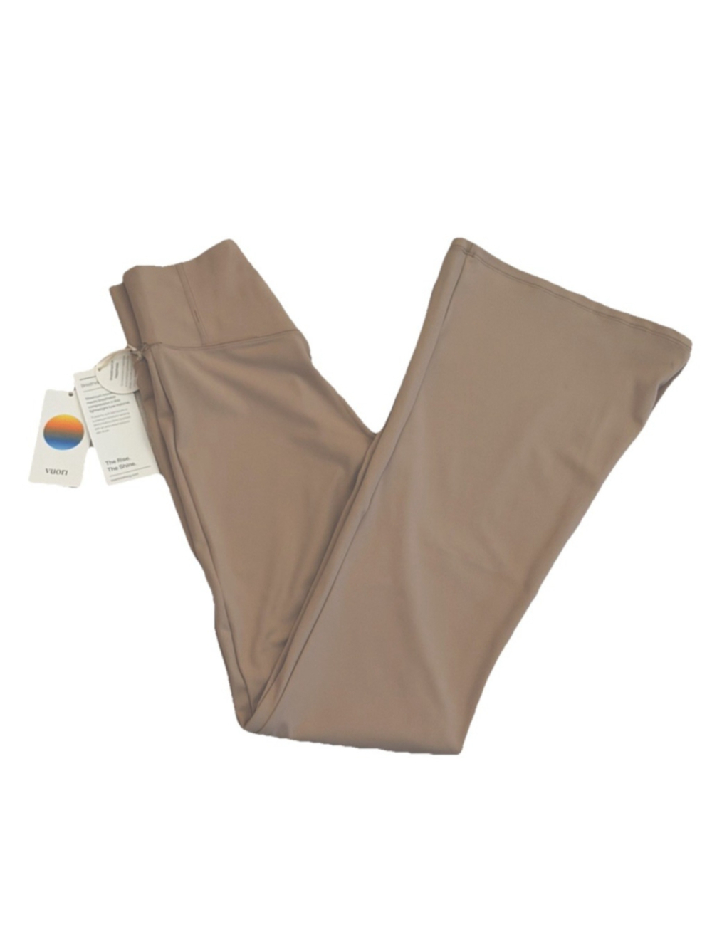 VUORI STUDIO FLARE PANT 30” COCONUT COLOR SIZE XS